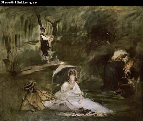 Edouard Manet Sous le Arbes